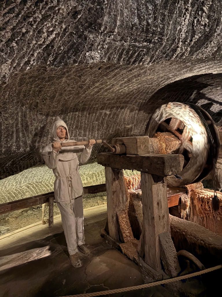 Saltgruva i Wieliczka utanför Krakow